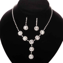 floating charms pear shine E+N ethnic crystal beads jewelry sets joias vintage jewelry set CRDS 2 ELY