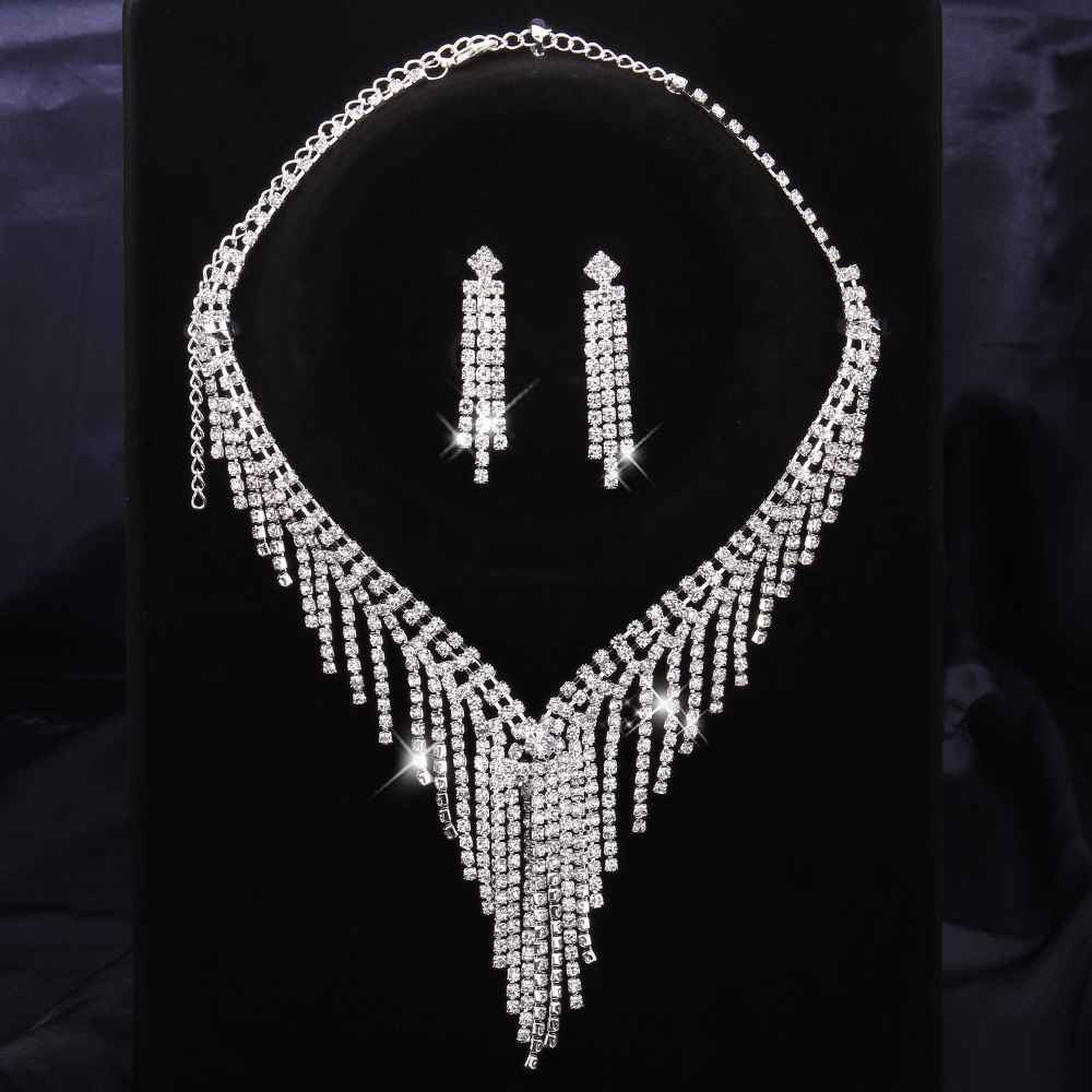 floating charms xufei E+N ethnic crystal beads jewelry sets joias vintage jewelry set CRDS 8 ELY