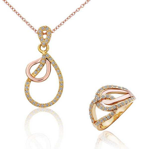 18K Gold Plating jewelry set Costume Jewellery SMTPS3 3 ELY