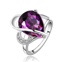 party engagement wedding ring shine purple stone ije womens rings anillosFBLR 2 ELY