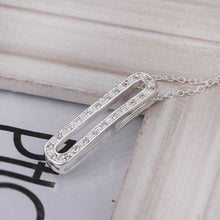 silver plated Chain Classic Long Circle Necklaces Pendants Men jewelry 388 ELY