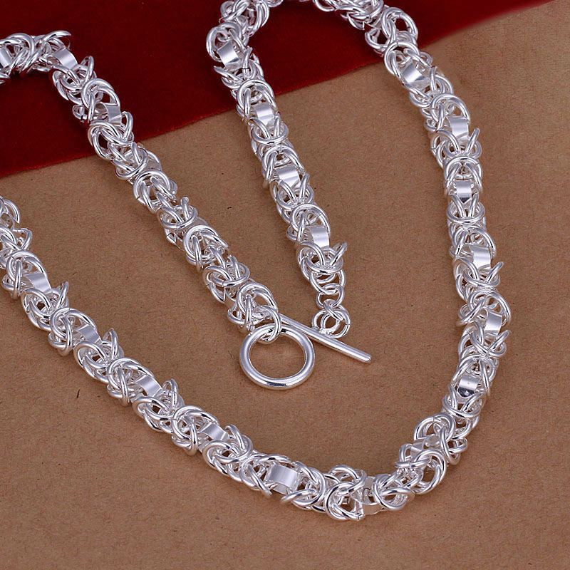 silver plated Chain Dragonfly TO Necklaces Pendants Men jewelry 6 ELY
