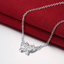 silver plated Chain Insets Butterfly Necklaces Pendants Men jewelry 4 5 ELY
