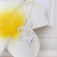 silver plated Chain Lotus Flower Necklaces Pendants Men jewelry 389 ELY