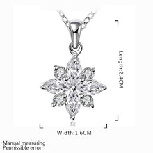 silver plated Chain cral eight petals Necklaces Pendants Men jewelry 581 ELY